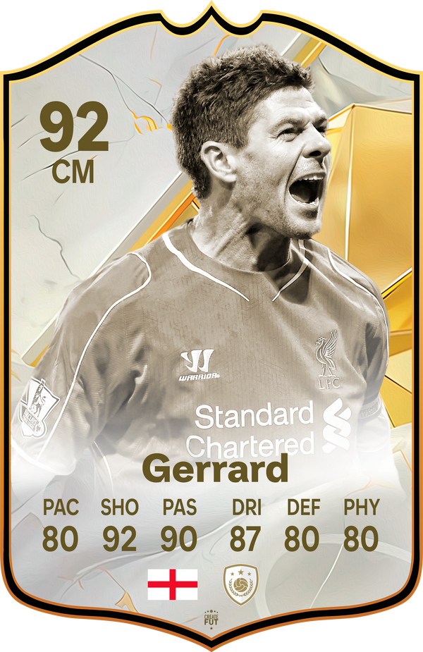 Gerrard Icon FC Football Card