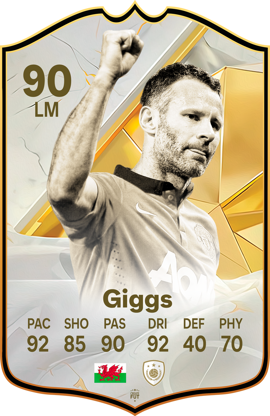 Giggs Icon FC Football Card