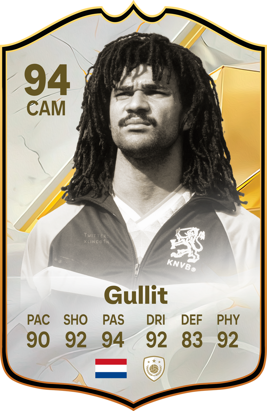 Gullit Icon FC Football Card