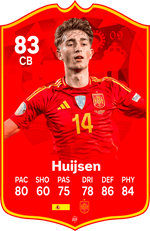Dean Huijsen Spain FC Football Card – thumbnail 1