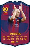 Iniesta FCB FC Football Card