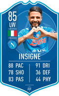 Insigne Napoli FC Football Card