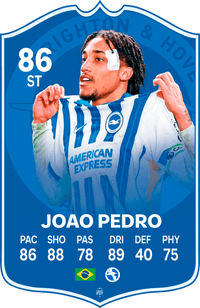Joao Pedro Brighton FC Football Card