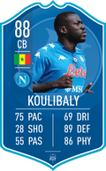 Koulibaly Napoli FC Football Card