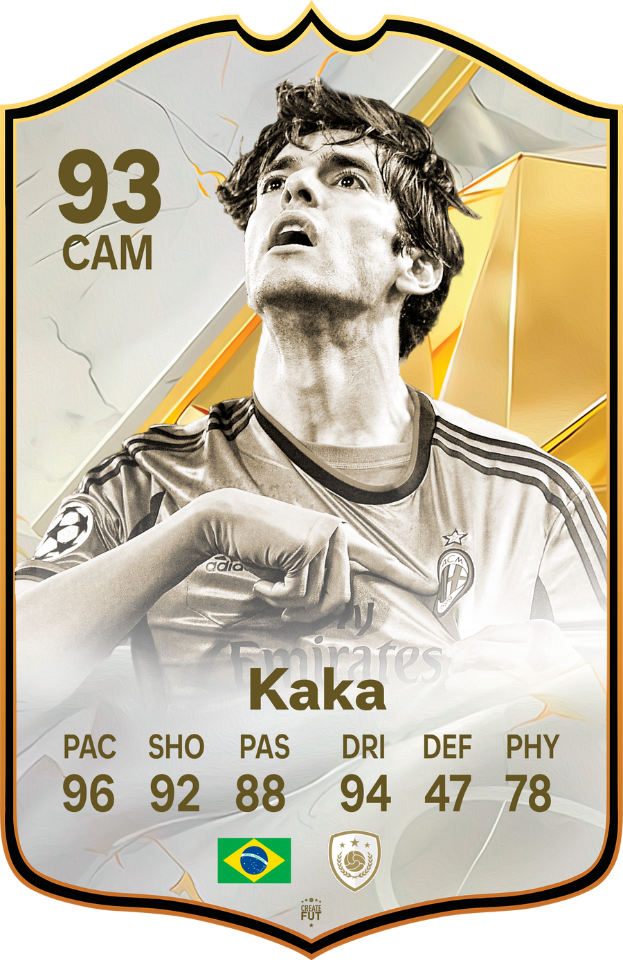 Kaka Icon FC Football Card