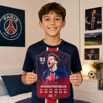 Kvaratskhelia PSG FC Football Card – thumbnail 2