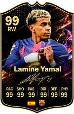 Lamine Yamal - FC Barcelona | Signature Series Football Card – thumbnail 1
