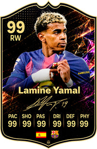 Lamine Yamal - FC Barcelona | Signature Series Football Card