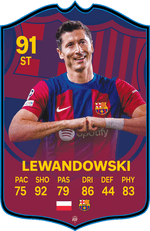 Lewandowski FC Football Card