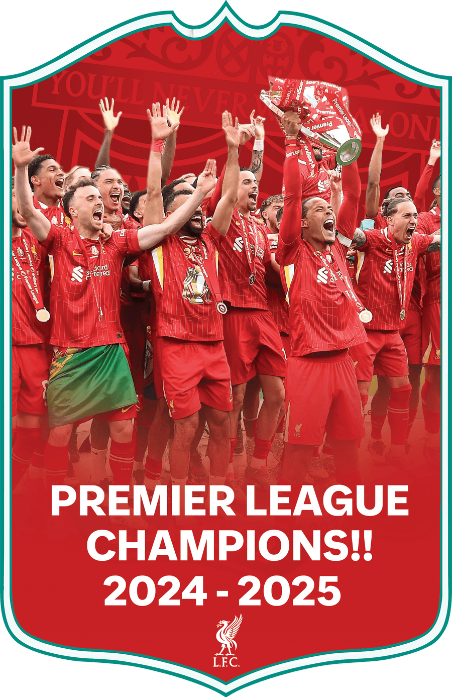 Liverpool – Premier League Champions 24/25 FC Football Card