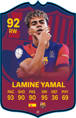 Lamine Yamal Barcelona FC Football Card – thumbnail 1