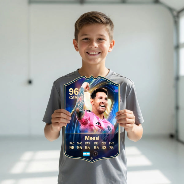 Lionel Messi Inter Miami FC26 Football Card - FIFA Ultimate Team Style Gift