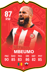 Mbeumo Brentford FC Football Card – thumbnail 1