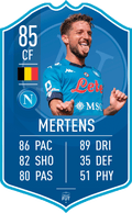 Mertens Napoli FC Football Card