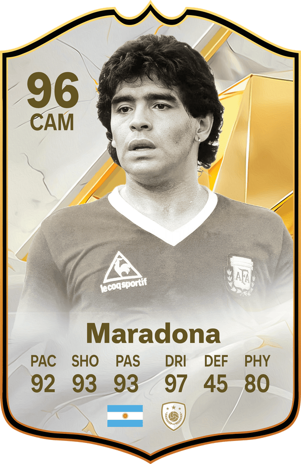 Maradona Icon FC Football Card