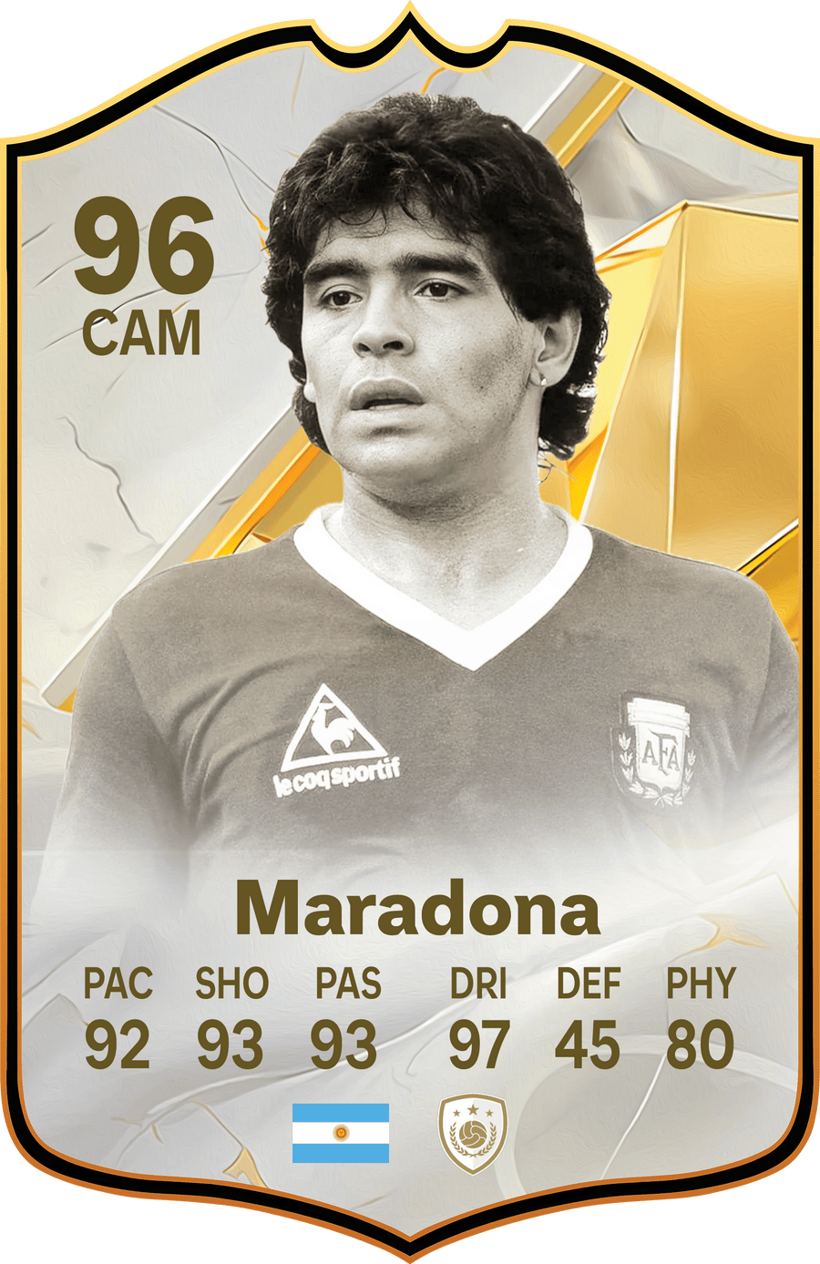 Maradona Icon FC Football Card