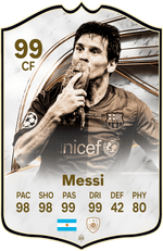 Lionel Messi Icon FC Football Card – thumbnail 1