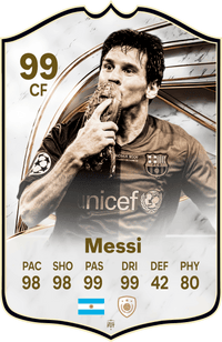 Lionel Messi Icon FC Football Card