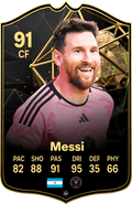 Lionel Messi Inform FC Football Card