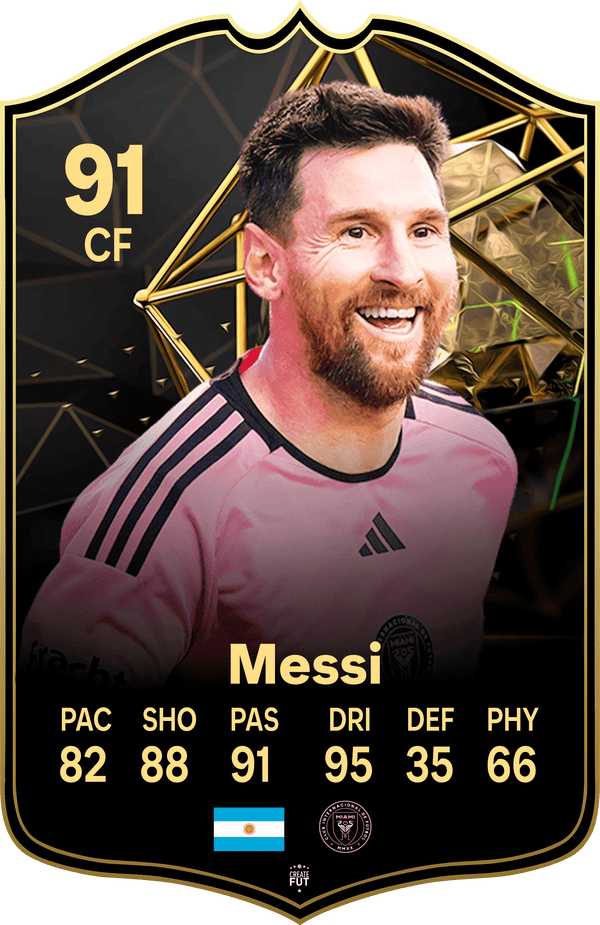 Lionel Messi Inform FC Football Card