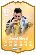 Lionel Messi Argentina Qatar FC Football Card