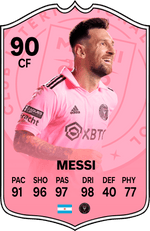 Lionel Messi Inter Miami FC Football Card