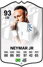 Neymar JR Santos FC Football Card – thumbnail 1