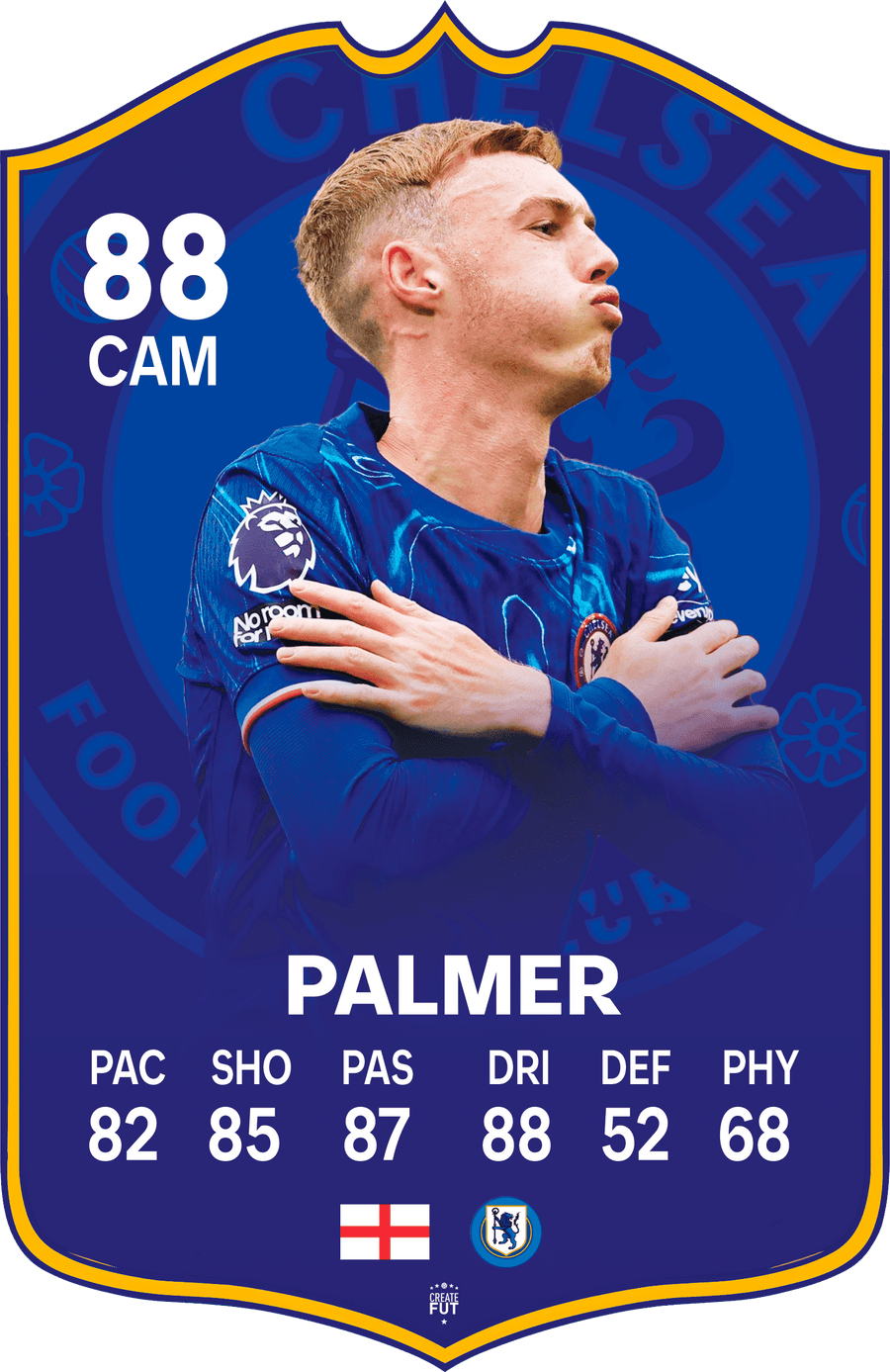 Palmer Chelsea FC Football Card