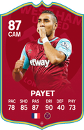Payet West Ham FC Football Card