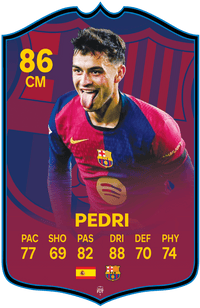 Pedri FCB FC Football Card