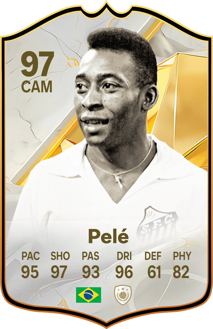 Pele Icon FC Football Card