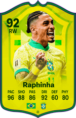 Raphinha Brazil FC Football Card – thumbnail 1