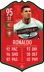 Cristiano Ronaldo Portugal EURO 2020 FC Football Card – thumbnail 1