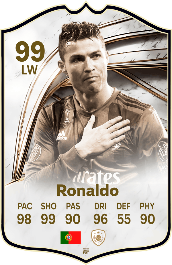 Ronaldo CR7 Icon FC Football Card