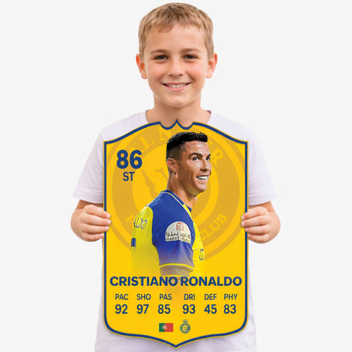 Ronaldo CR7 Al Nassr FC Football Card