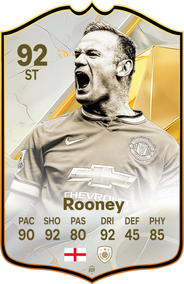 Rooney Icon FC Football Card
