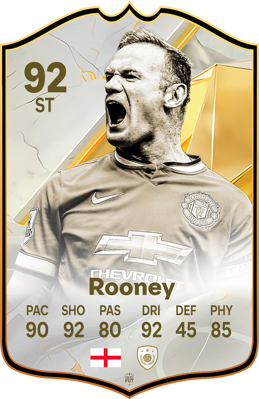 Rooney Icon FC Football Card