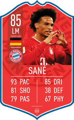 Sane Bayern FC Football Card – thumbnail 1