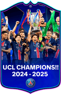 PSG – UEFA Champions League Champions Special Edition FC Football Card