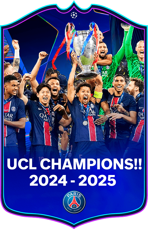 PSG – UEFA Champions League Champions Special Edition FC Football Card