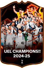 Tottenham – UEFA Europa League Champions 24/25 FC Football Card – thumbnail 1