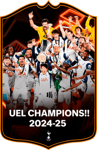 Tottenham – UEFA Europa League Champions 24/25 FC Football Card