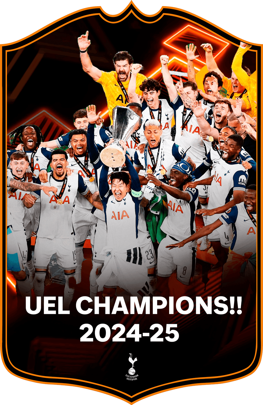 Tottenham – UEFA Europa League Champions 24/25 FC Football Card