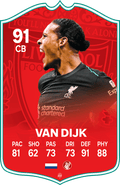 Van Dijk Liverpool FC Football Card
