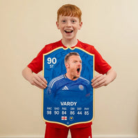 Vardy Leicester FC Football Card