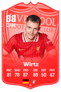 Wirtz Liverpool FC Football Card