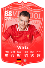 Wirtz Liverpool FC Football Card – thumbnail 1