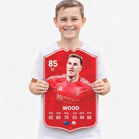 Wood Nottingham Forest FC Football Card