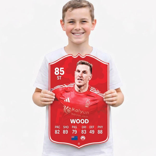 Wood Nottingham Forest FC Football Card