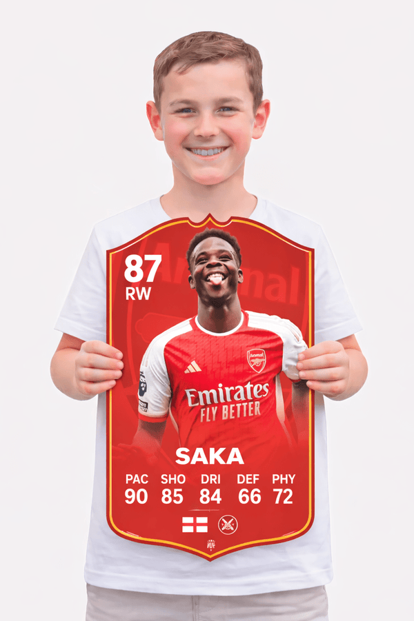 Saka Arsenal FC Football Card